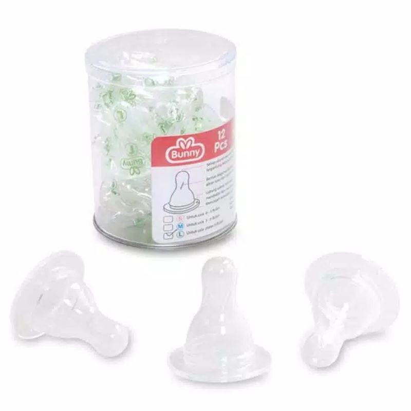 lusty Bunny Silicone Nipple SML Dot Bayi Lusty Bunny
