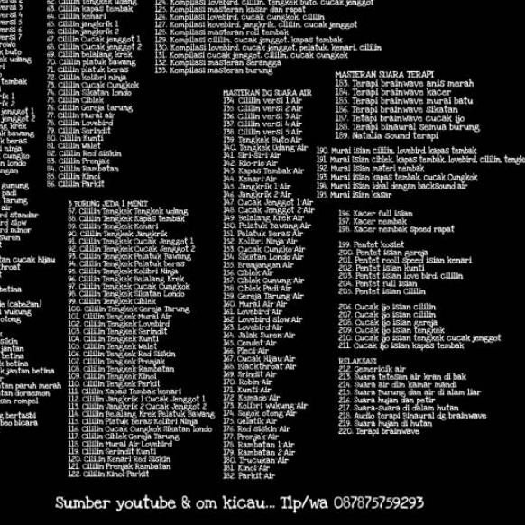 Lagi Tren Masteran Suara Burung Mp3 Sonic Master Shopee Indonesia