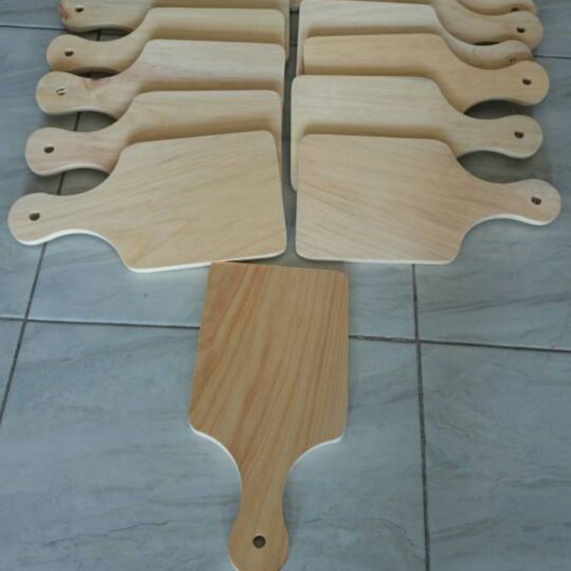 Talenan Kayu / Wooden Cutting Board / Properti Foto / Talenan Multifungsi