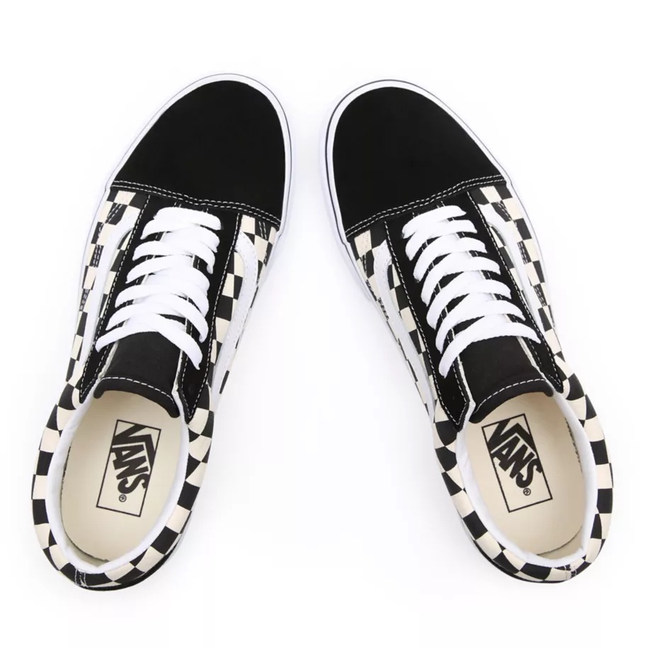 SALE DISKON! V4NS OLDSKOOL PRIMARY CHECKERBOARD BLACK/WHITE CLASSIC 100% ORIGINAL BNIB