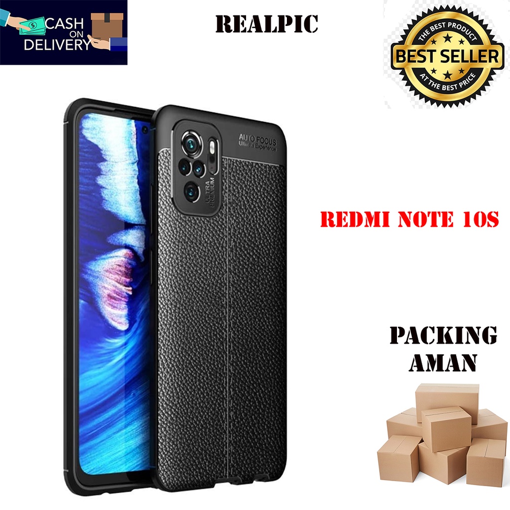 Case Auto Focus Xiaomi Redmi Note 10S Leather Experience SoftCase Slim Ultimate / Casing Kulit