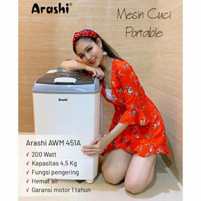 arashi mesin cuci portable AWM 451A