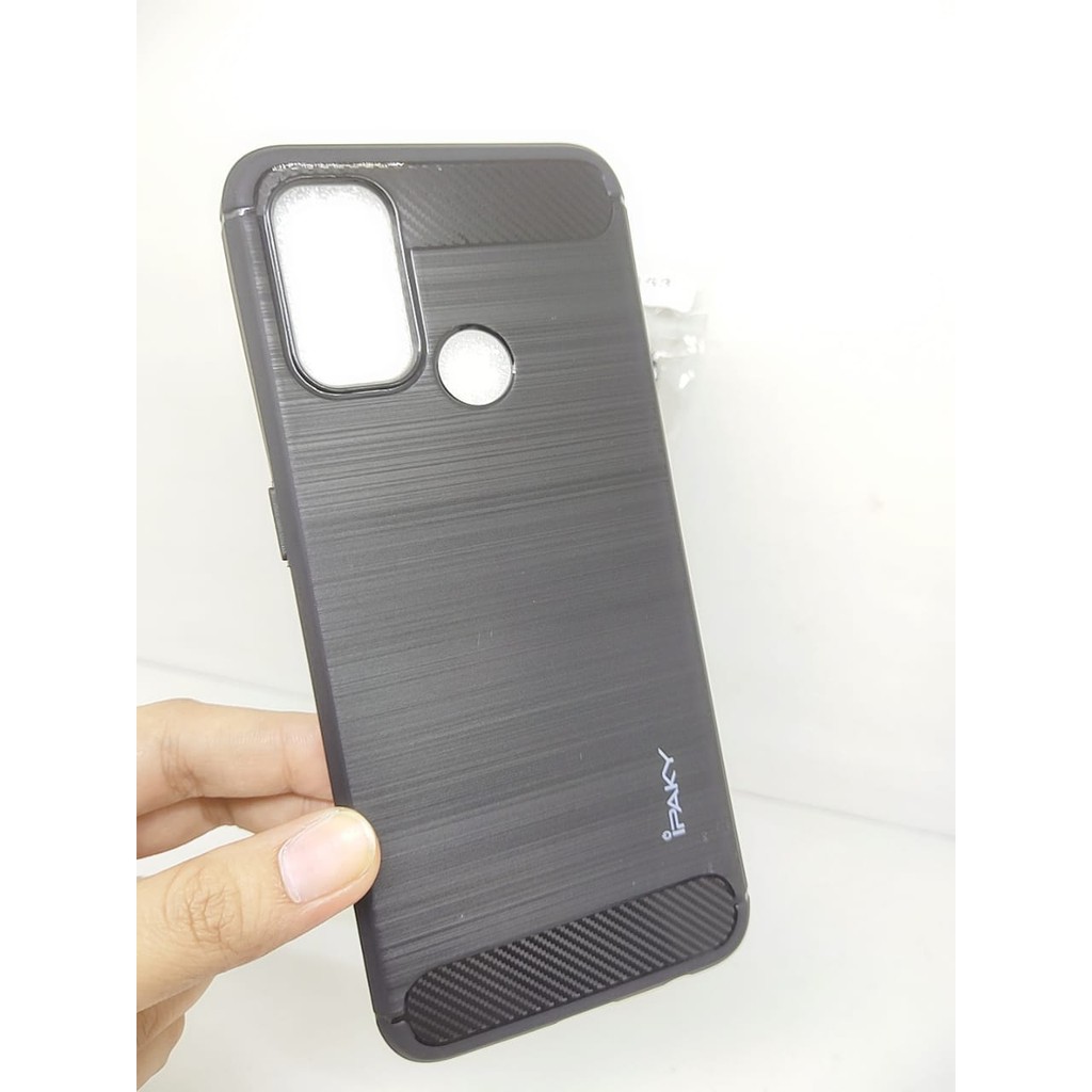 Case Slim Fit Carbon Oppo A53 2020 6.5 inchi Softshell Fiber Multi Carbon