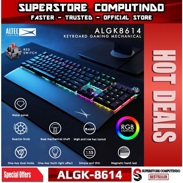 Keyboard Gaming Mechanical Altec Lansing ALGK-8614 RGB