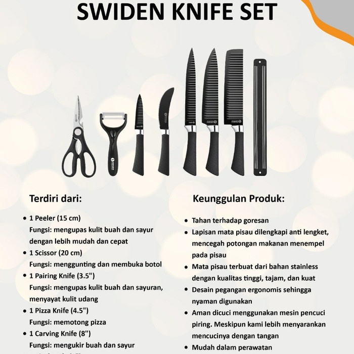 Pisau Swiden Knife Set promo