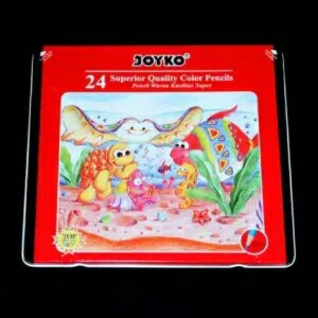 

Pensil warna Joyko kaleng 24 warna CP-24TC Tin Case