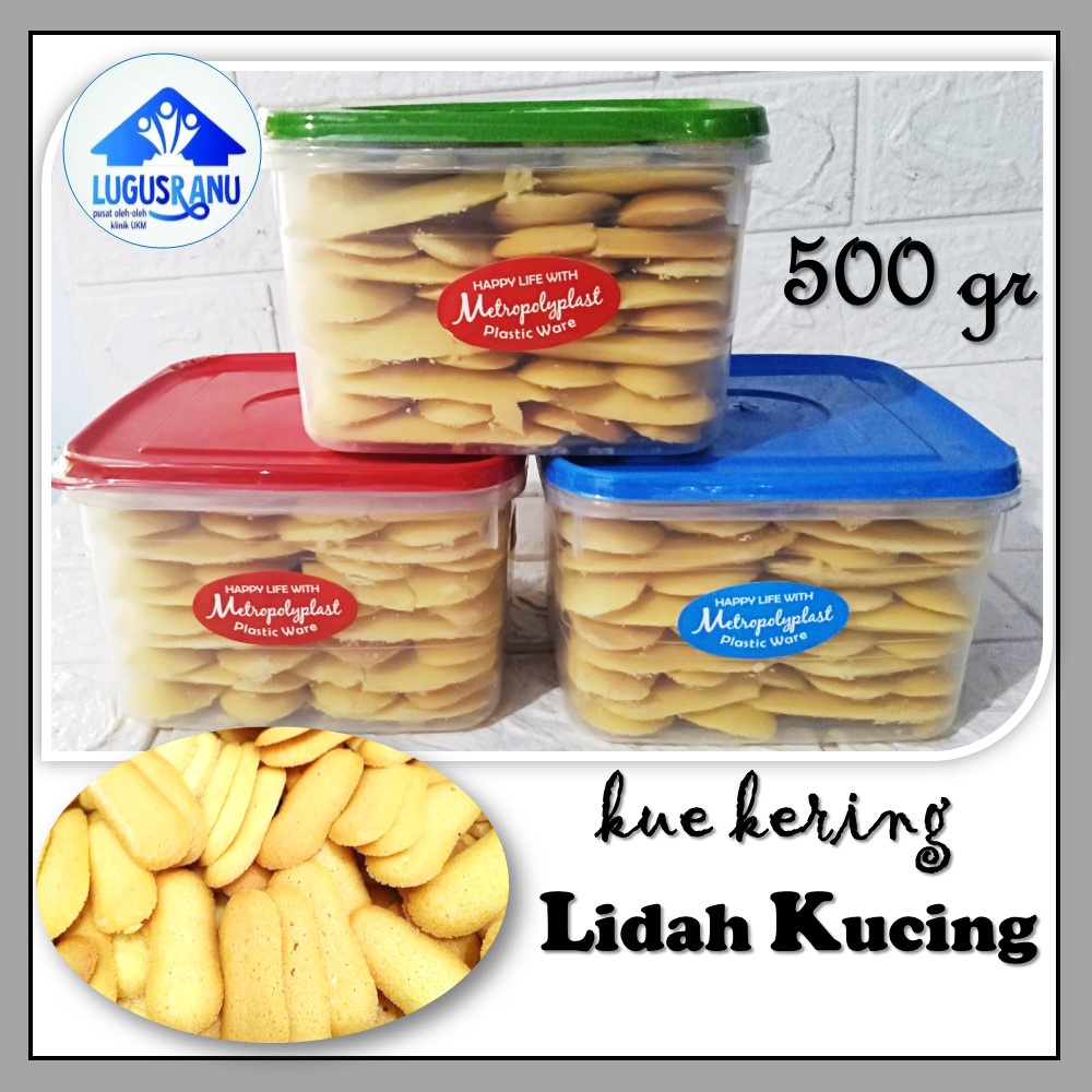 

Kue Kering Lidah Kucing Renyah Dan Enak Camilan Siap Saji Kemasan Toples Praktis 500 gram