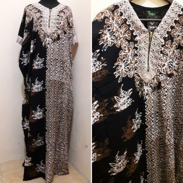 Gamis Klok Batik | Gamis Batik Mewah Toba | Gamis Terbaru