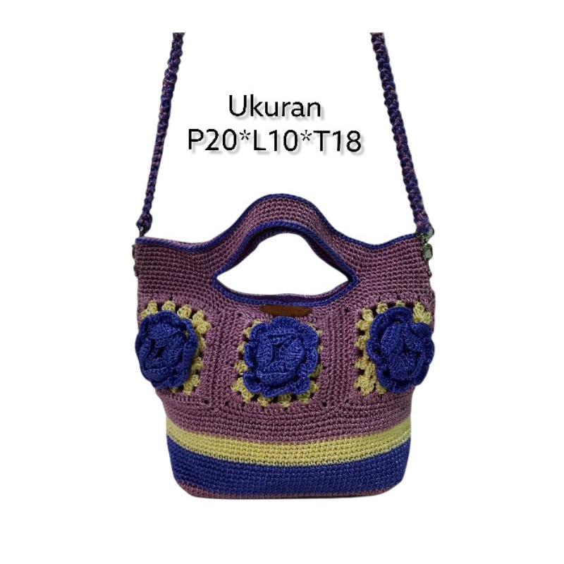 Tas Rajut granny square