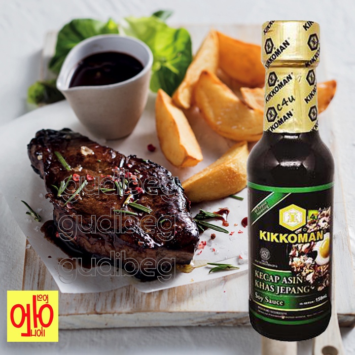 

Kikkoman Soy Sauce kecap asin shoyu Khas Jepang 150Ml