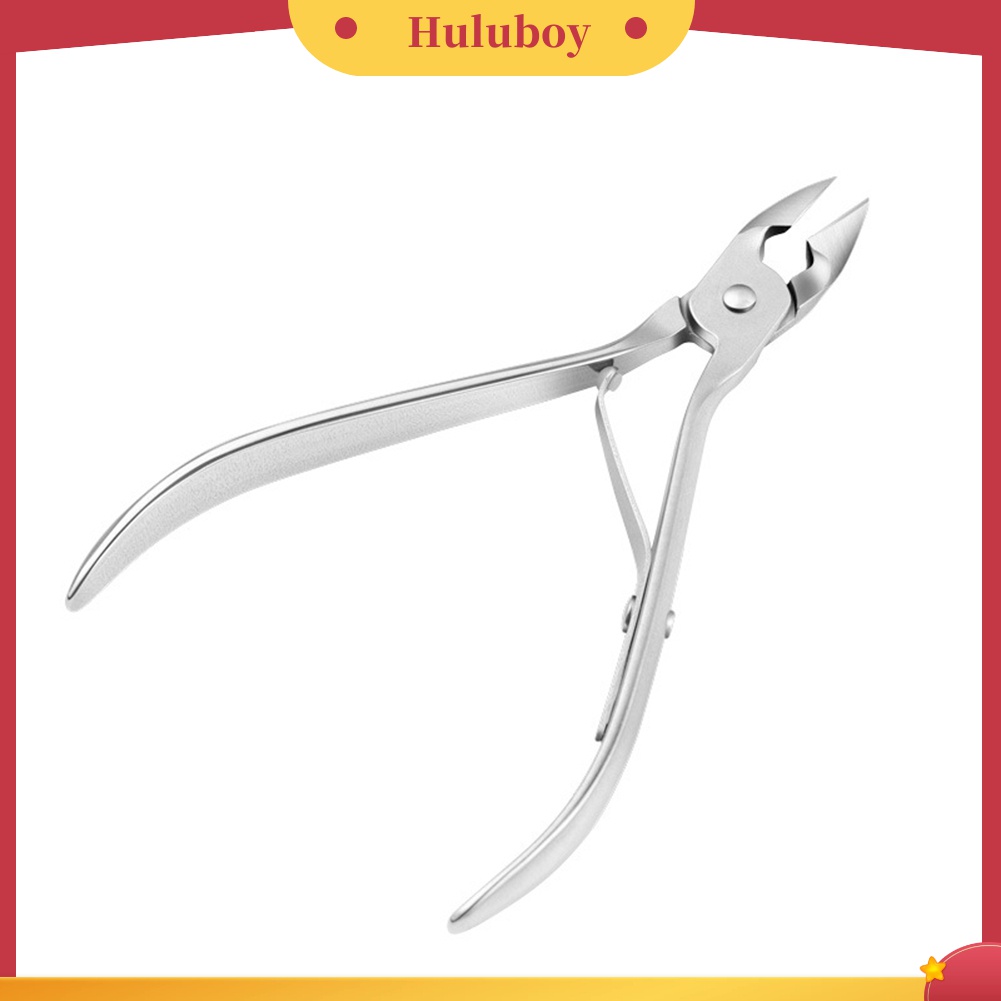 Huluboy Huluboy♡ 4pcs / Set Gunting Kuku / Kutikula / Kulit Mati Bahan Stainless Steel Untuk Manicure