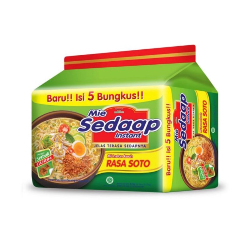 

Mie Sedap Soto Pack isi 5