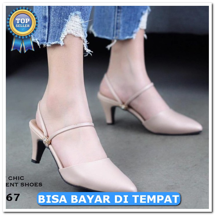 Sandal / sendal wanita high hills pesta heels remaja hak tinggi untuk kerja atau kondangan haihils