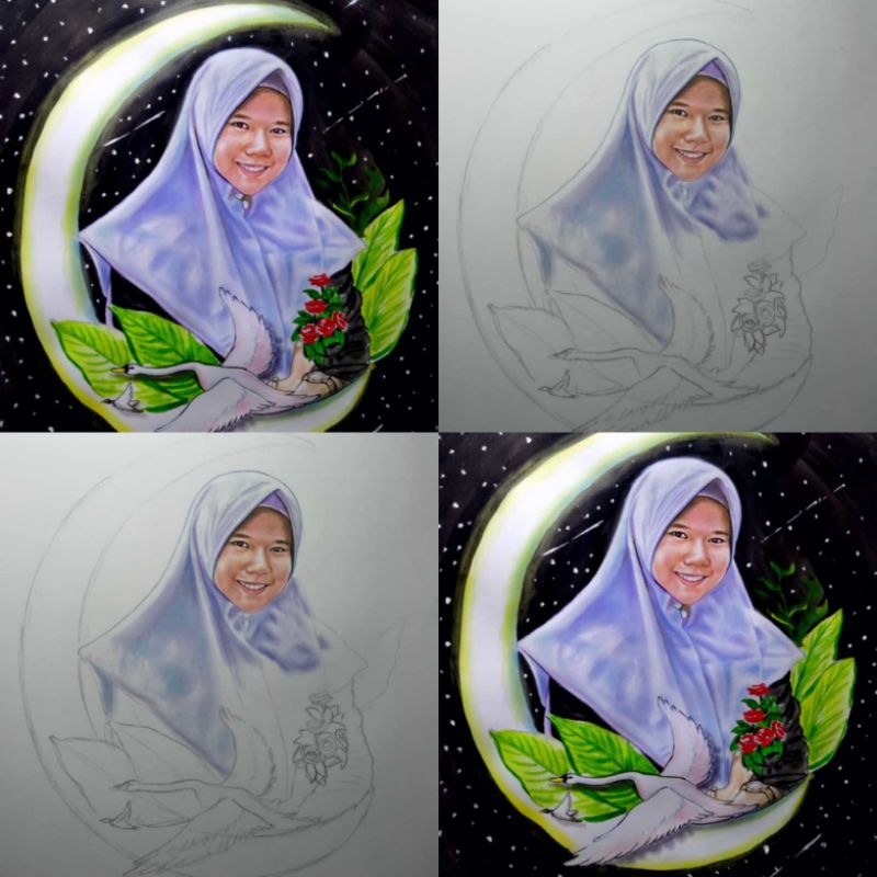 

LUKIS WAJAH A4 FUUL COLOUR