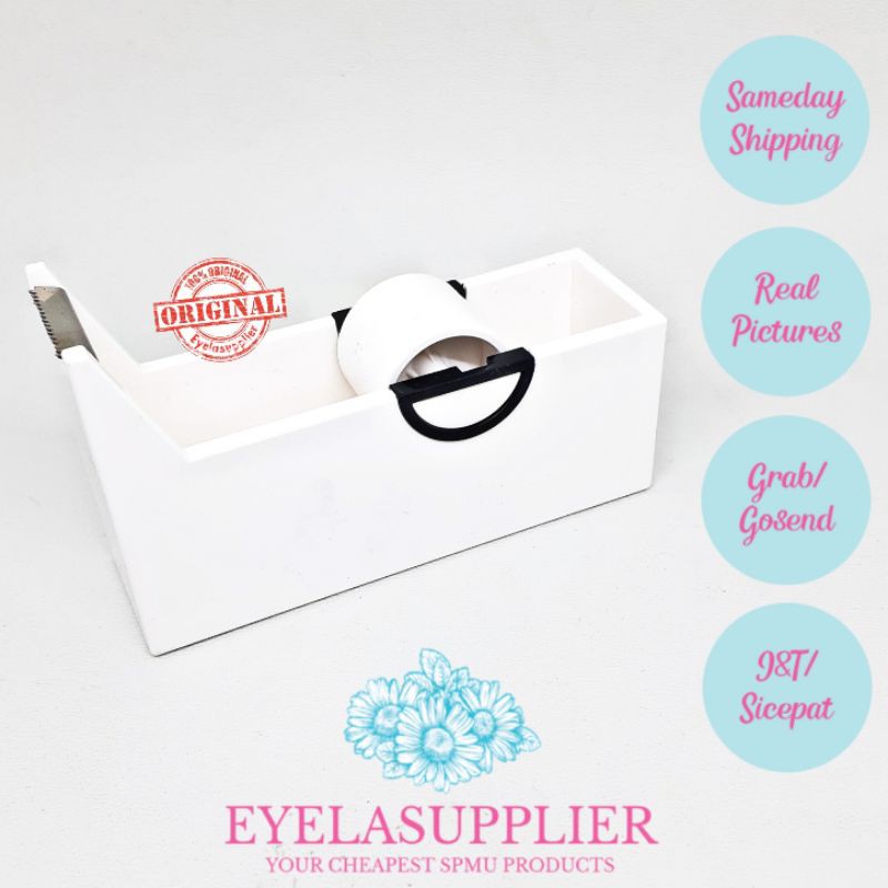 Tempat Micropore Refill Eyetape Cutter Pemotong Selotape Mata Tape Dispenser