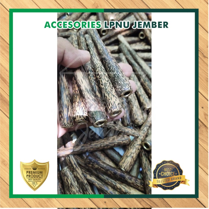 Pipa Once KAYU AREN Lubang Rokok Filter 10 cm /
