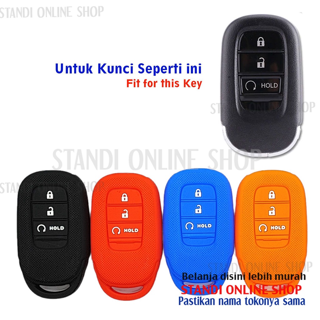 Silikon Remote Cover Sarung Kunci SmartKey All New Honda HRV HR-V