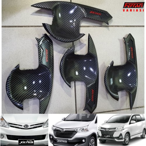 OUTER HANDLE MOBIL DAIHATSU XENIA 2022 CARBON FERRARI VARIASI
