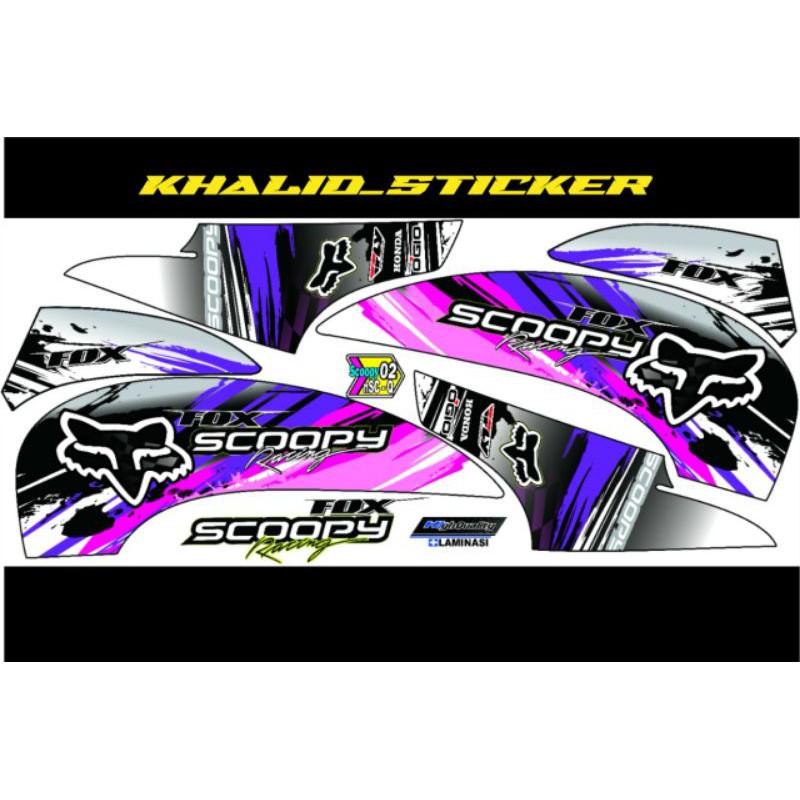 STRIPING SCOOPY FI 2013/2014 FOX RACING CLUB