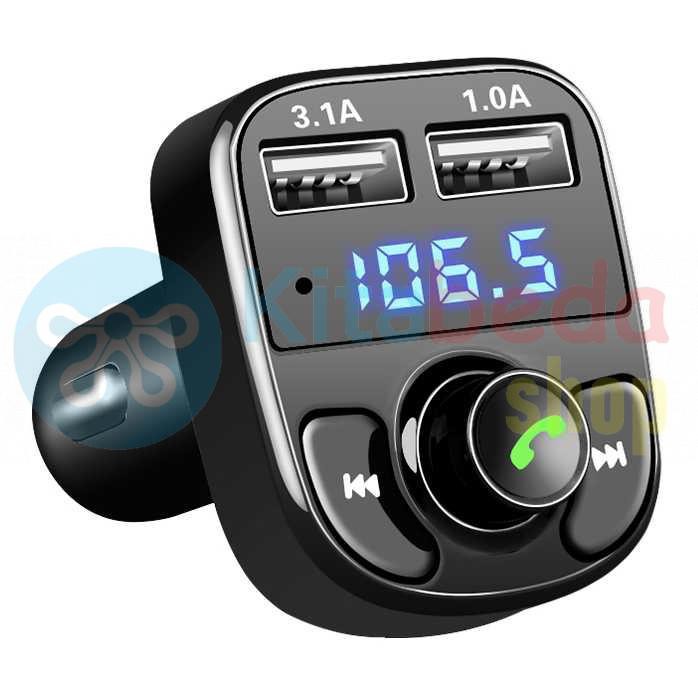 Bluetooth Audio Receiver FM Transmitter USB
