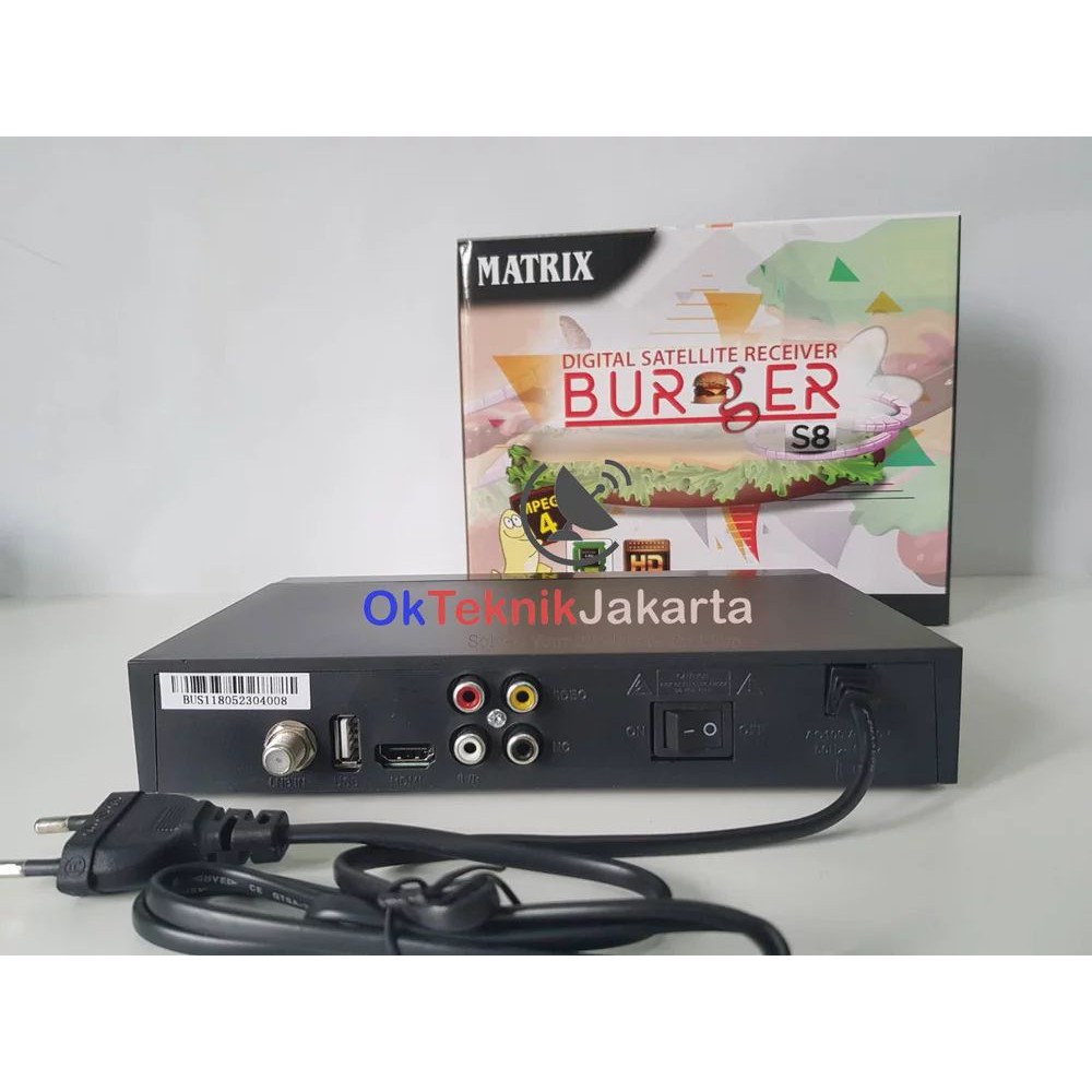 Termurah Receiver Parabola Matrix Burger S8 New 2018 Terlaris