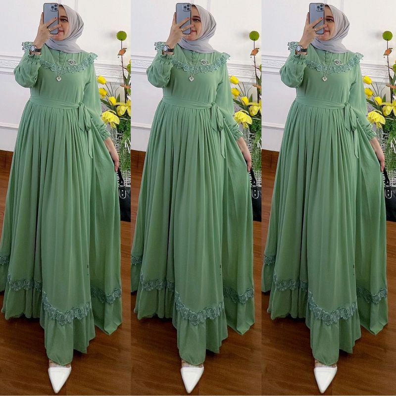 gamis ceruty model terbaru