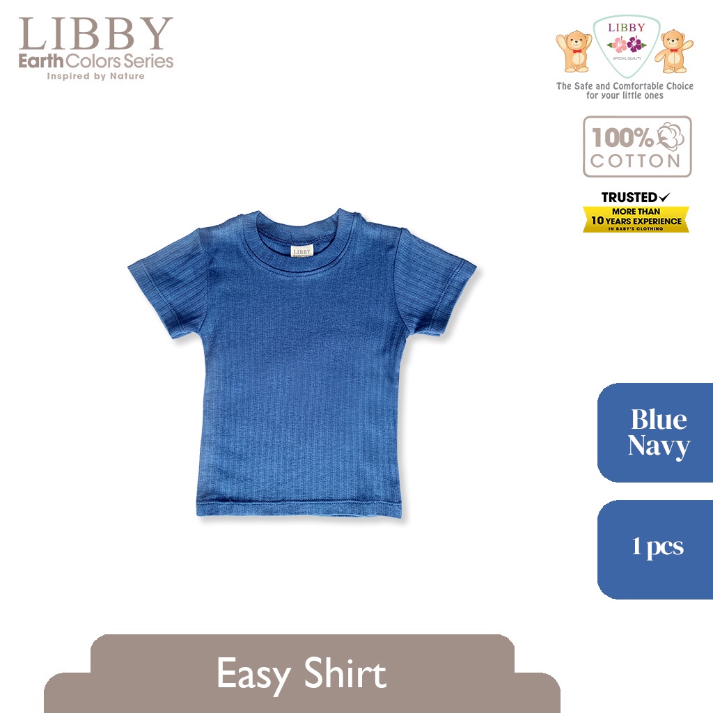 LIBBY Earth Color Easy Shirt (1PCS /Pack)