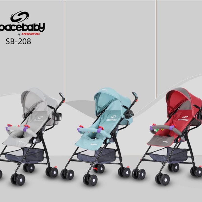 Stroller Spacebaby SB 208 Kereta Bayi Murah Space Baby 208