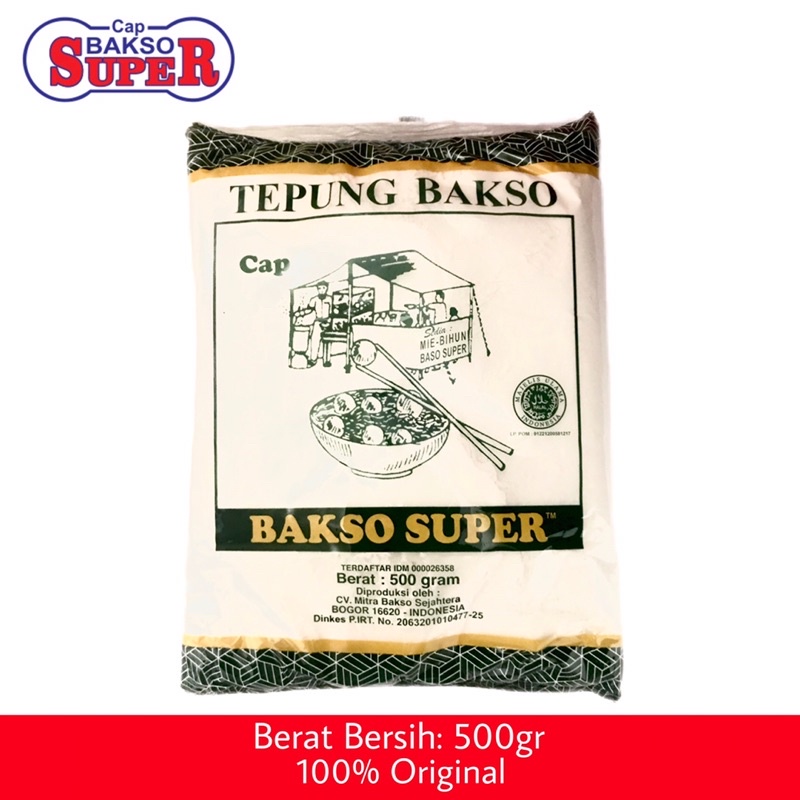 

tepung bakso cap bakso super / aci kawung 500gr