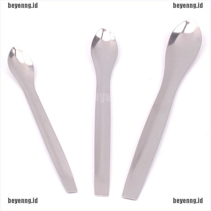 Bey 3pcs / Set Sendok Bahan Stainless Steel Untuk Percobaan Fisika