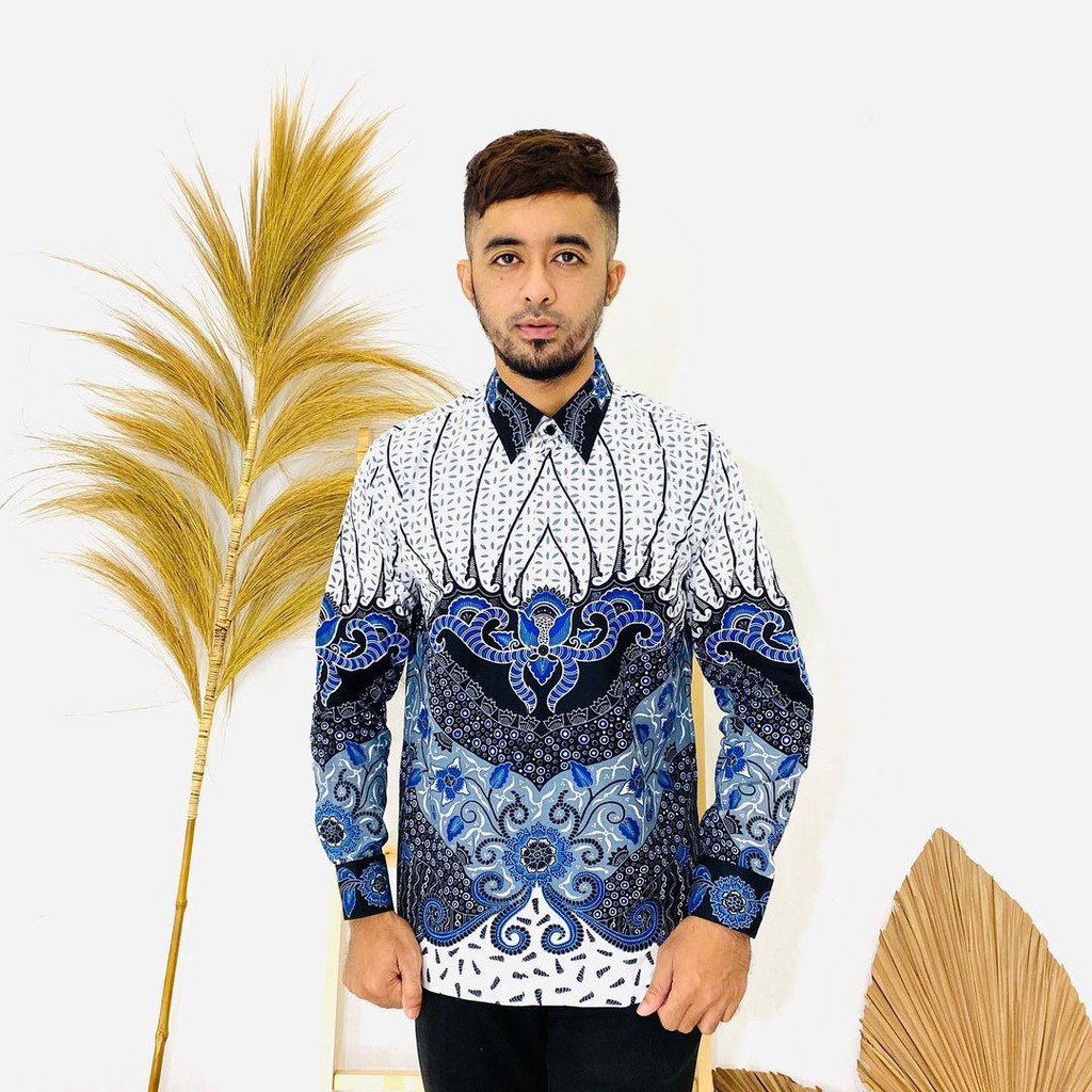 Toko Grosir Benang Raja Kemeja Batik Pria Lengan Panjang Ukuran M L Xl Dqbb8Of951wG8