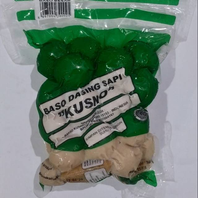 

Bakso kusno - Bakso besar isi 20 pcs 500 Gram, Bakso sapi siap saji enak