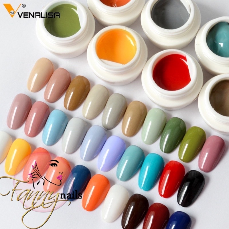 V21-V50 VENALISA MUD PAINTING GEL NUDE / MUD GEL LINER UV GEL POLISH 5ML/ GEL PAINTING KUTEK GEL NAILART ANIME 5ML