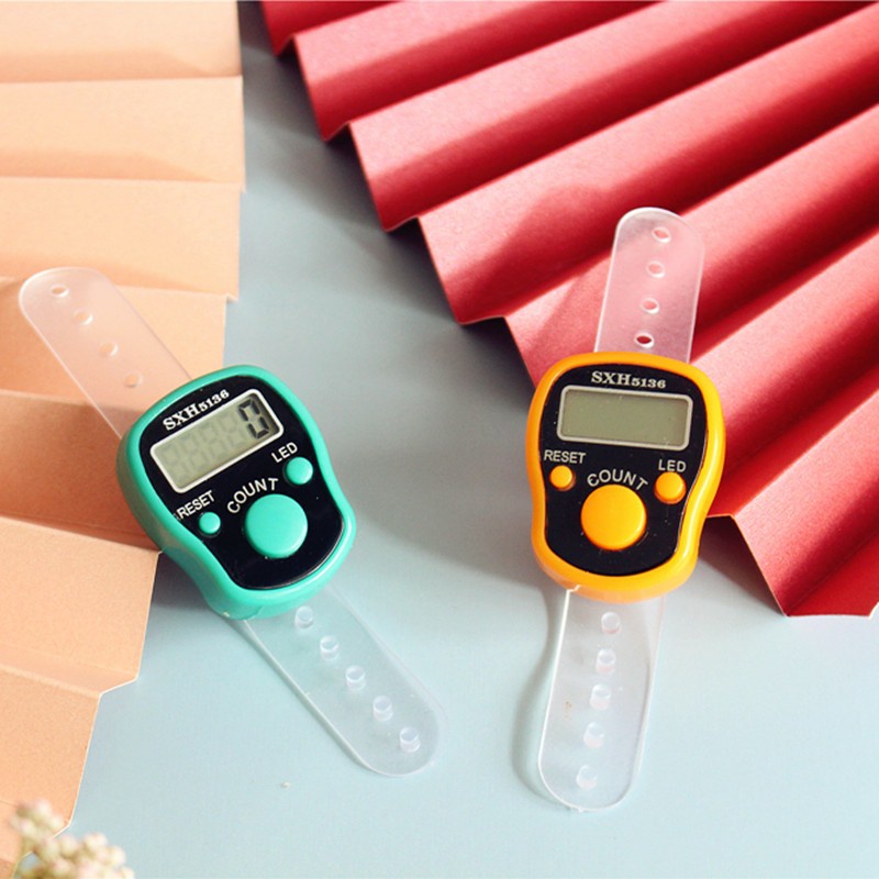 ☛TK☚ R487 Tasbih Digital LED / Tally Counter LED Lampu Free Kotak Dzikir Digital Counter Box Mika Miniatur Arab Sholat / Digital Counter LED