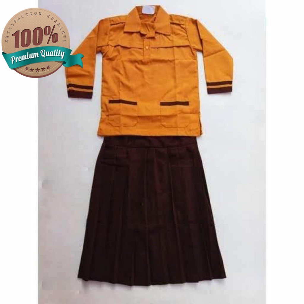 [BISA COD] Seragam pramuka sd siaga lengan panjang seragam pramuka siaga sd baju pramuka sd