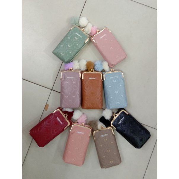 PROMO!!! IMPORT SLEMPANG DOMPET HP / DOMPET BEHEL/DOMPET KARTU DAN KOIN SIZE 19X11CM