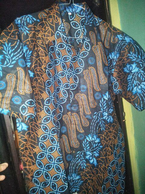 Terlaris Promo Awal Tahun Sale Batik Hrb026 Kenongo Hem Pendek