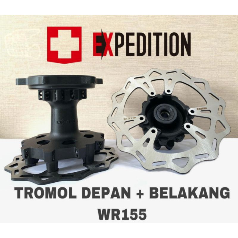 Tromol WR 155 Expedition Set Depan Belakang Piringan Cakram