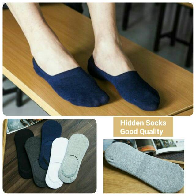 HIDDEN SOCKS - KAOS KAKI TIDAK TERLIHAT (KAOS KAKI BAWAH MATA KAKI)