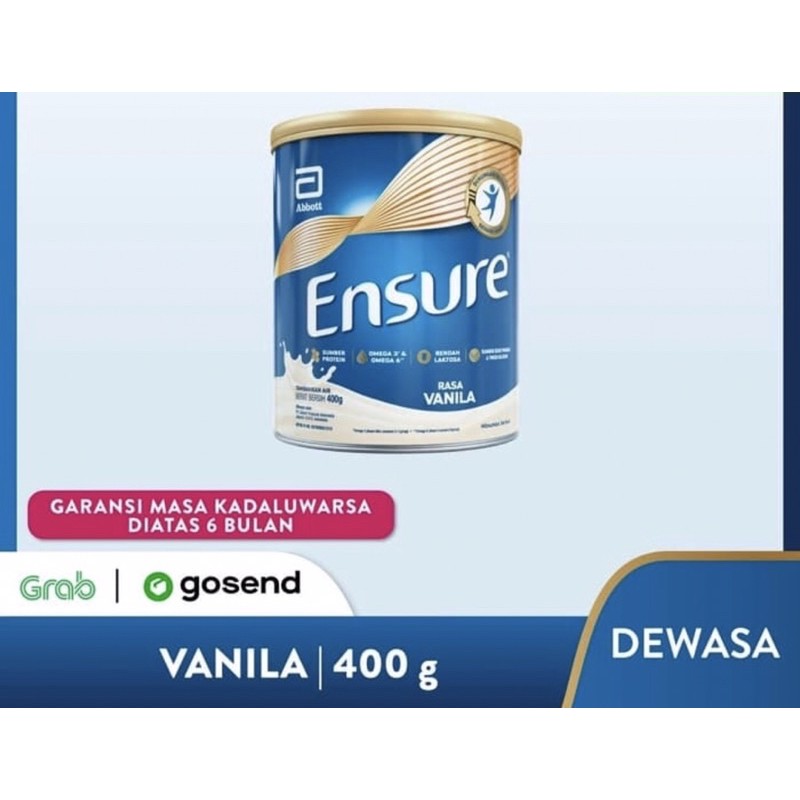 Ensure 400 gram coklat &amp; vanilla ( susu nutrisi dewasa/lanjut usia )