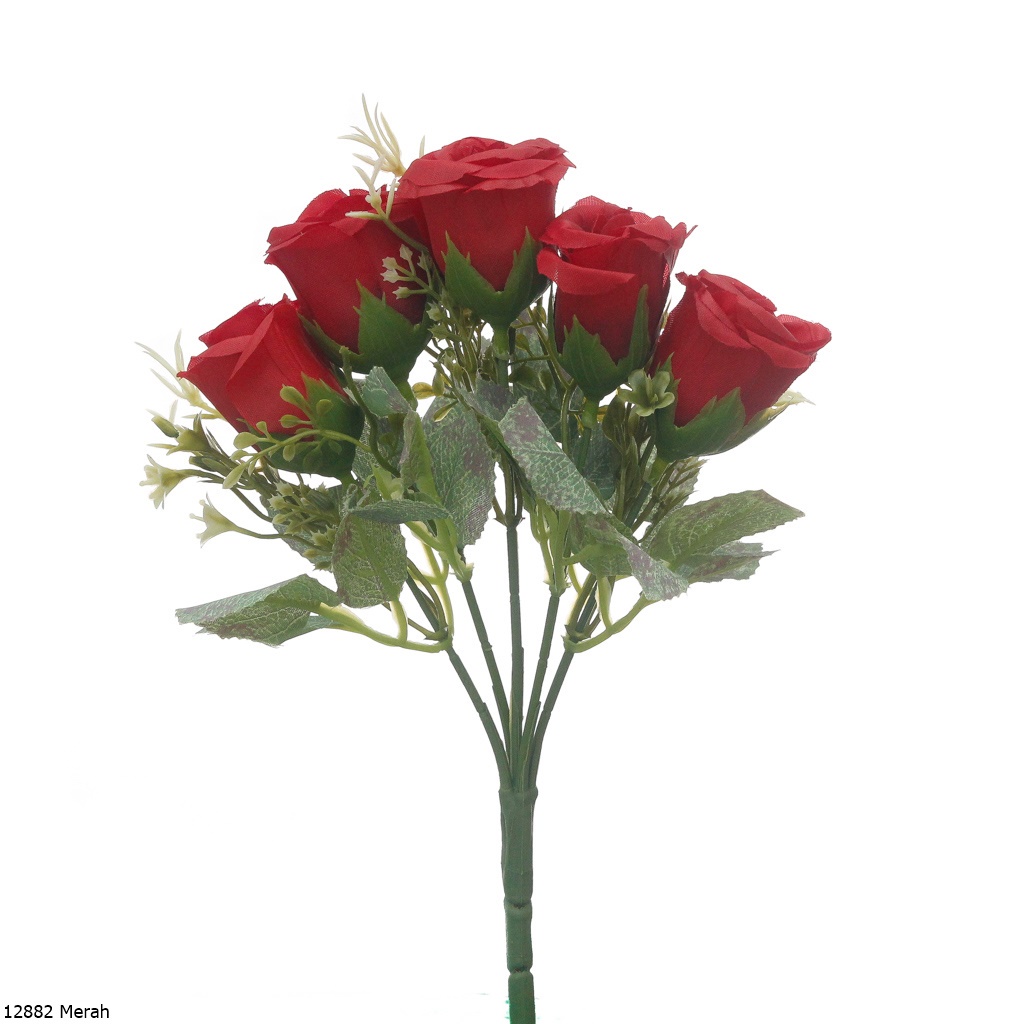 Bunga Plastik Mawar Kuncup 1288-2