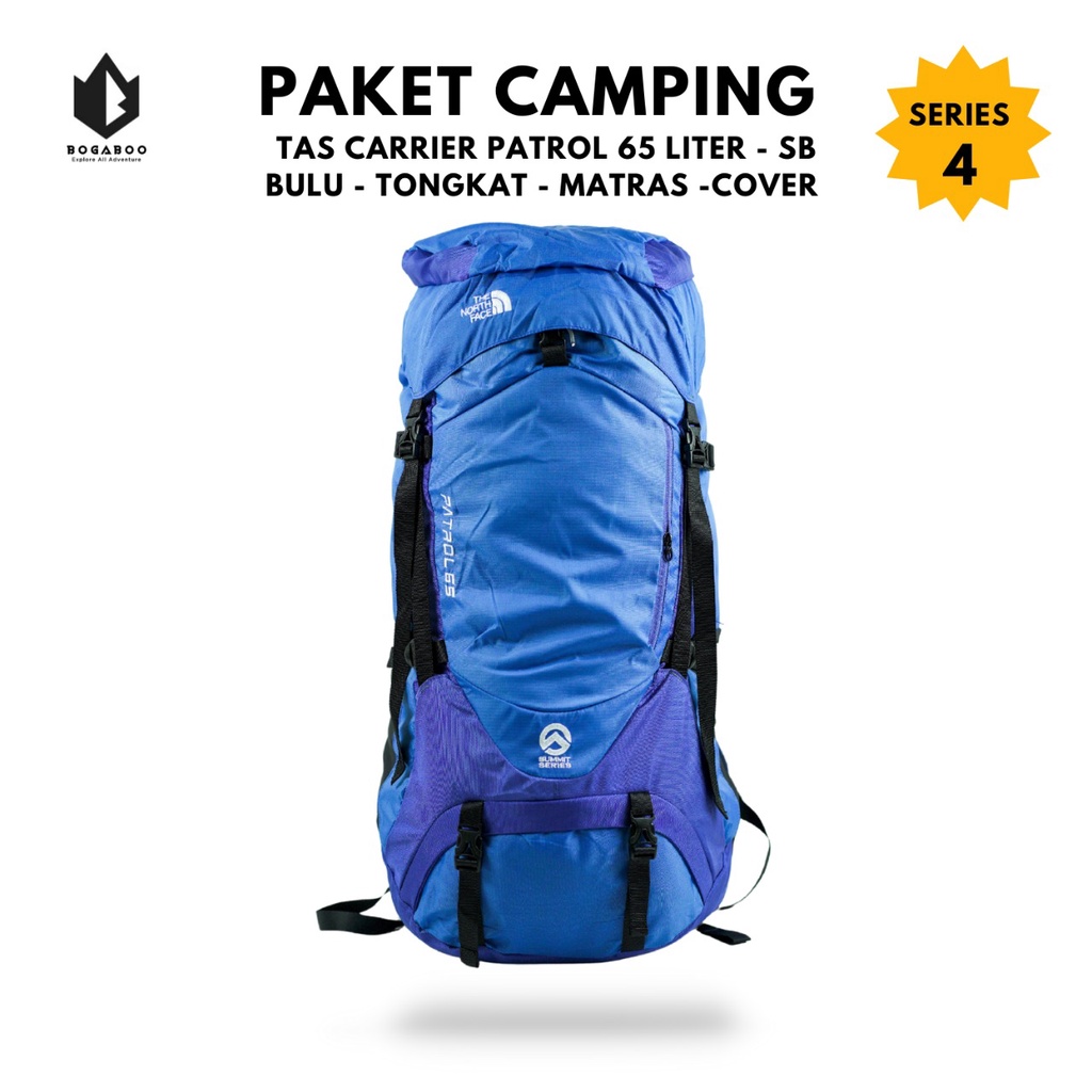 Paket Hemat - Paket Carier 65L Series 4 - Paket Hikking