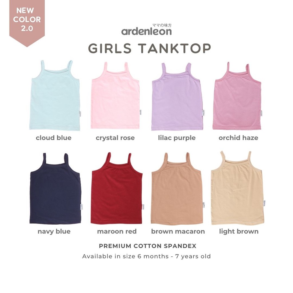 ARDENLEON Girls Tanktop 2.0 (6 Mo - 4 Yr)