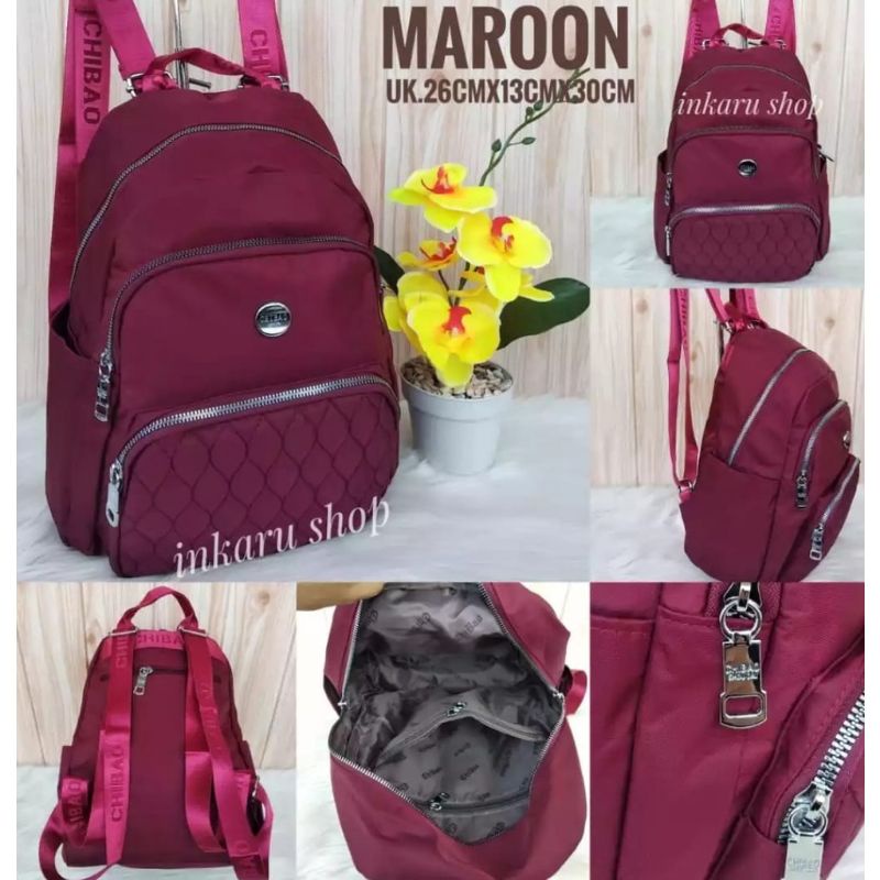 ORIGINAL Tas Ransel Chibao Import KOREA Super Tebal Anti Air Best Seller Terbaru