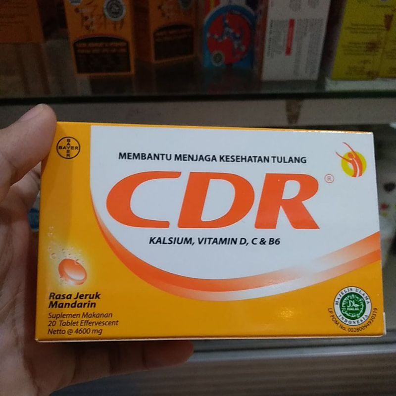 CDR ISI 20 TAB EFF TERMURAH ED JAUH, VITAMIN C 1000MG PLUS KALSIUM