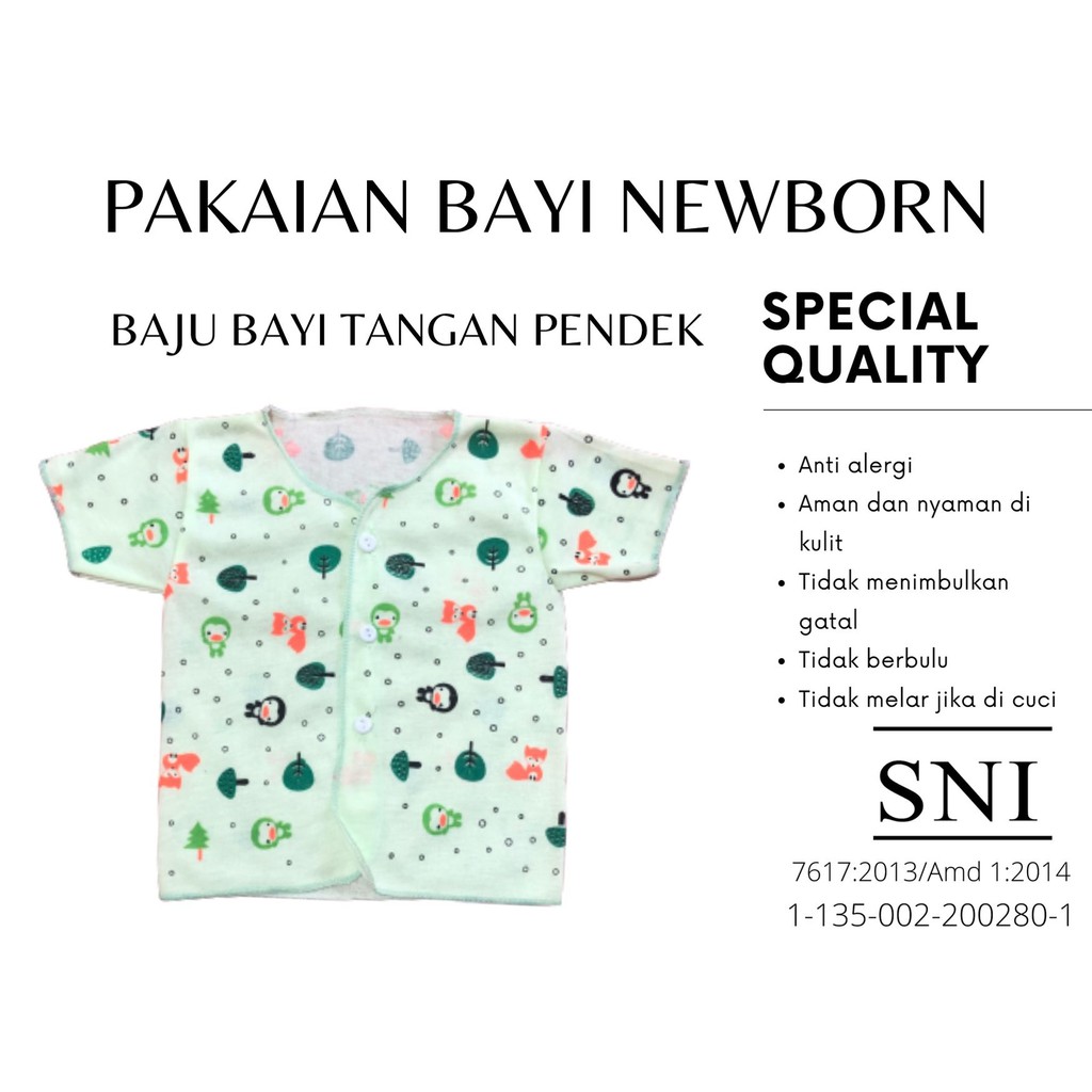 baju bayi lengan pendek motif pororo terlaris dan termurah