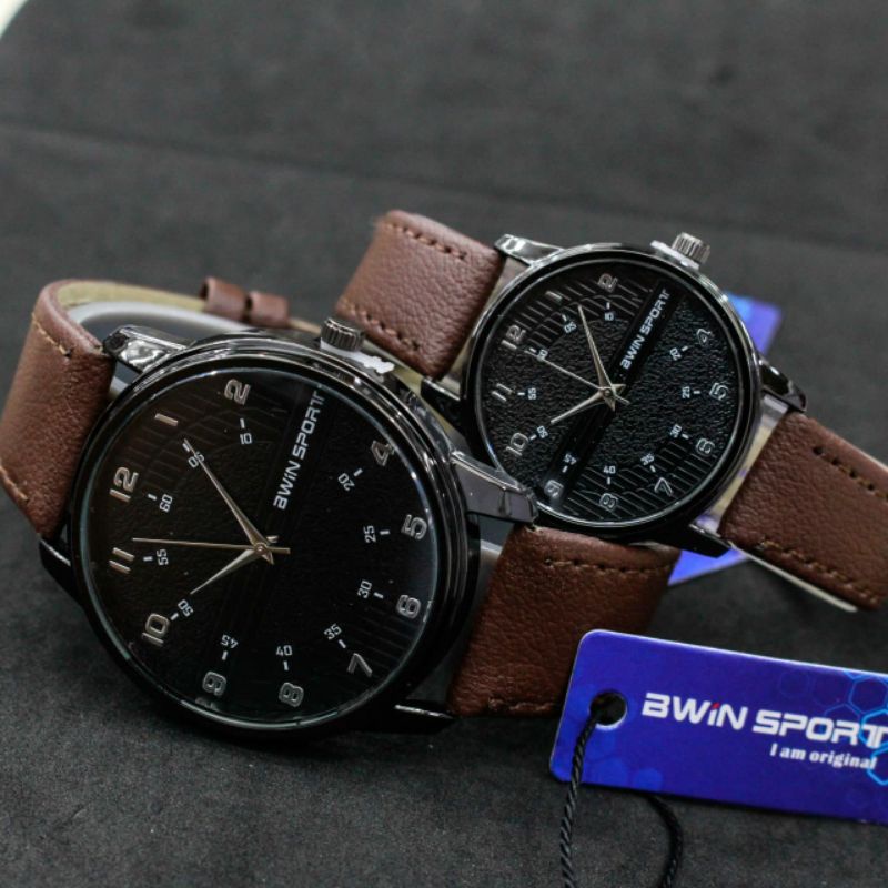 BWIN SPORT M1012 G/L JAM TANGAN COUPLE BWIN SPORT Type M1012G/L ORIGINAL Jam Tangan Couple Murah