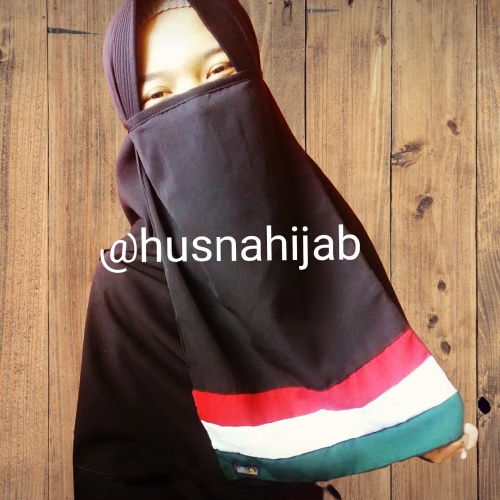 [HUSNA HIJAB] Cadar Tali Palestine Murah / Cadar Palestina / Cadar Palestin Wolfis