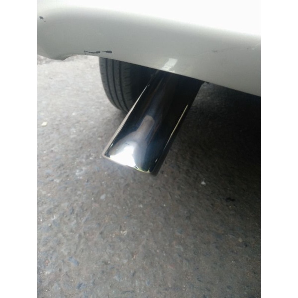 muffler BUNTUT ujung knalpot MOBIL TOYOTA avanza / XENIA 2004 sampai 2022 2005 2006 2007 2008 2009 2010 2011 model orisinil