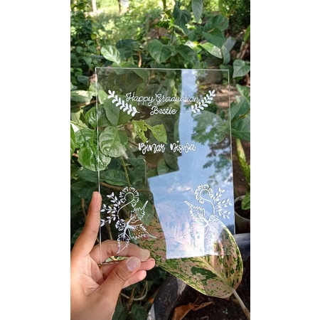 stand akrilik/kado wisuda/kado cewek/kado cowok/kado ultah/kado aniversary